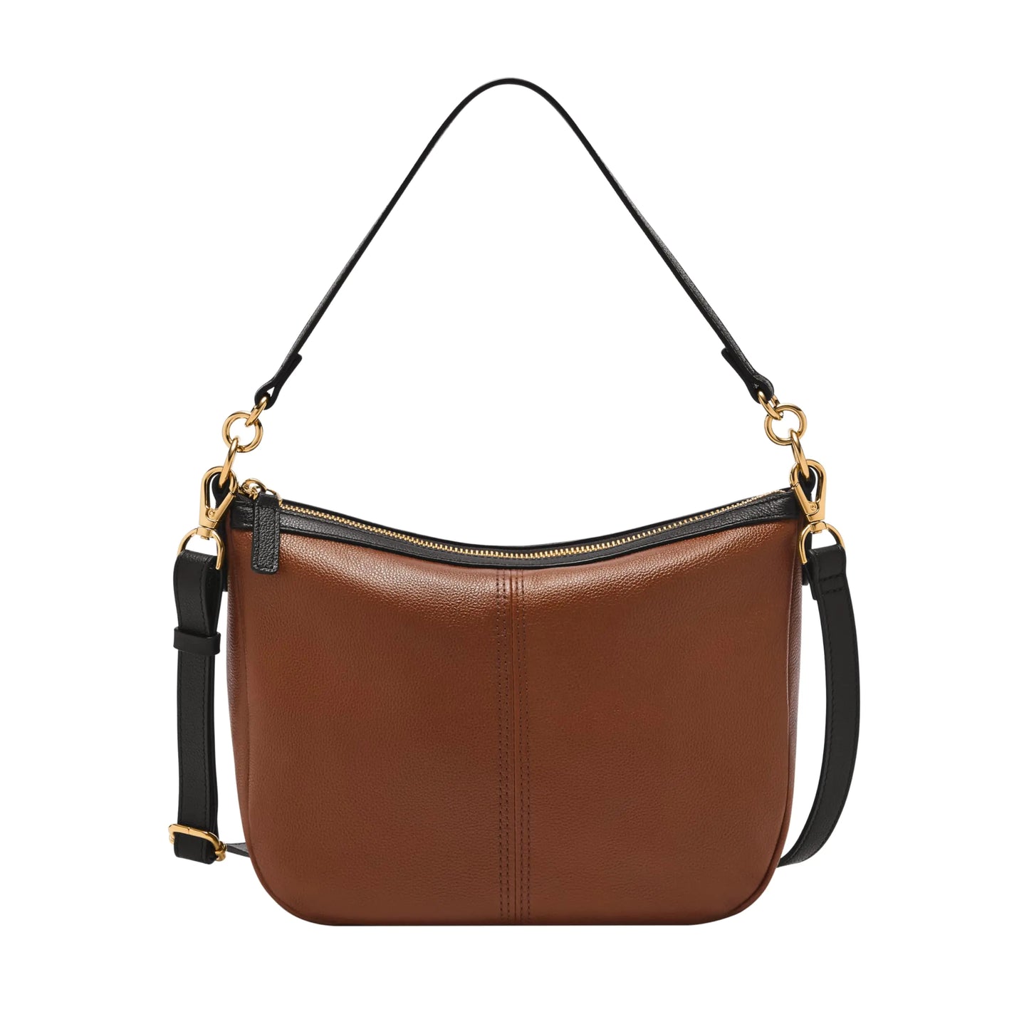 Fossil Jolie Crossbody Bag Brown/Black Trim (Model: ZB11093199)