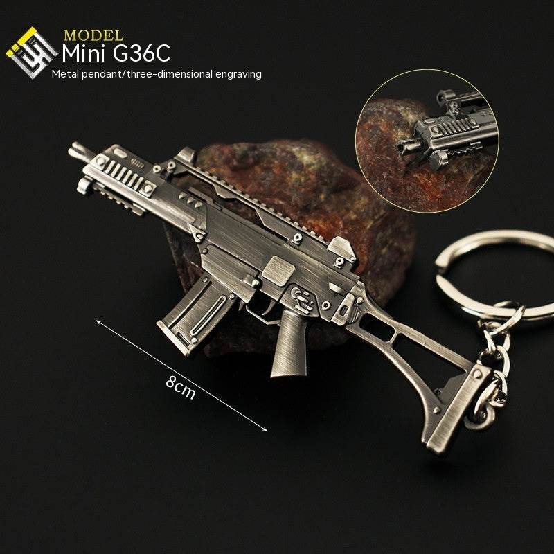 Gun Metal Toys Keychain - Velora