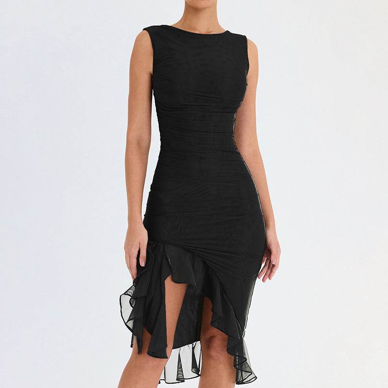 Summer Slim Skinny Sleeveless Dress For Women Fashion Party Club Dresses - Velora