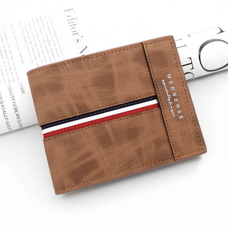 Large Capacity Tri-fold Bag Coin Bag Card Slots ID Card Wallet - Velora