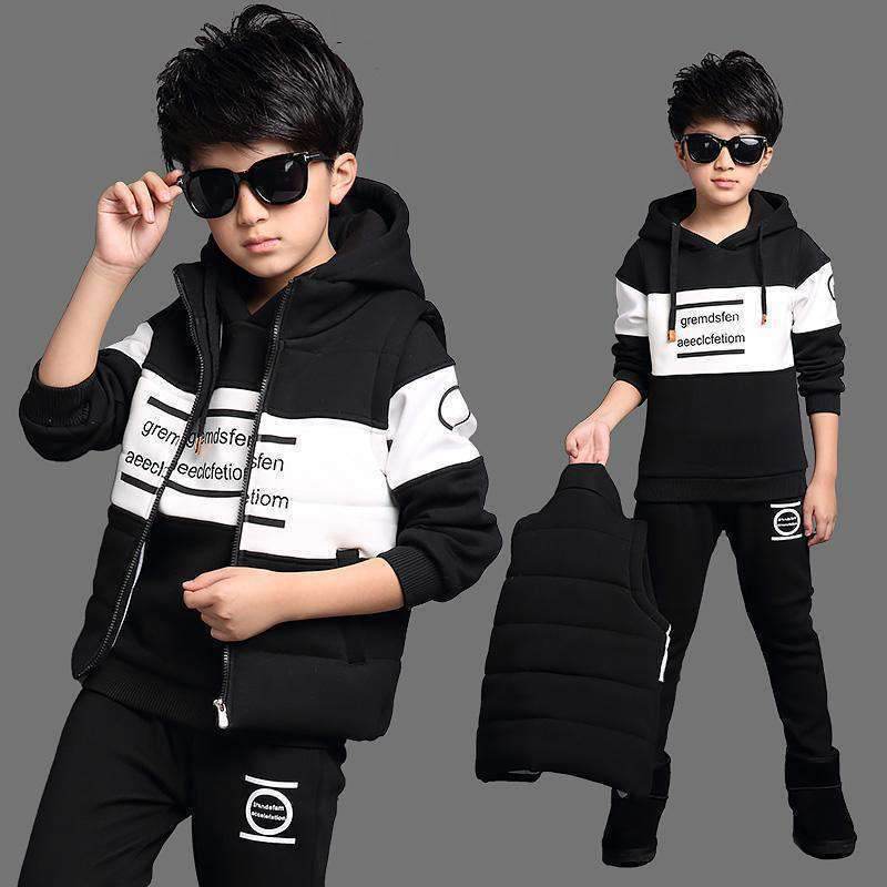 Boys Clothes Sport Suit Casual Boys Clothing 3ps Sets - Velora