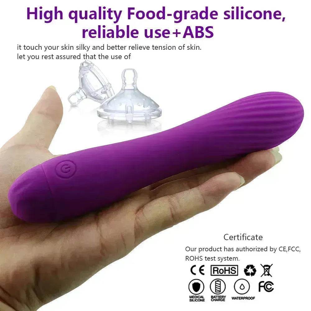Rechargeable Vibrating Dildo pleasure Toy for Women Masturbating toy for Women - Velora