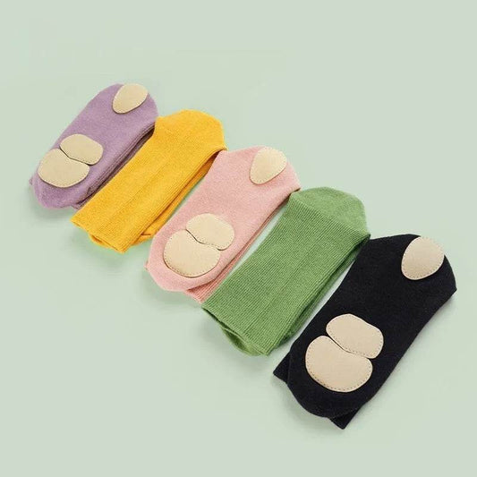 Mid Length Professional Classical Non-slip Dance Practice Socks - Velora