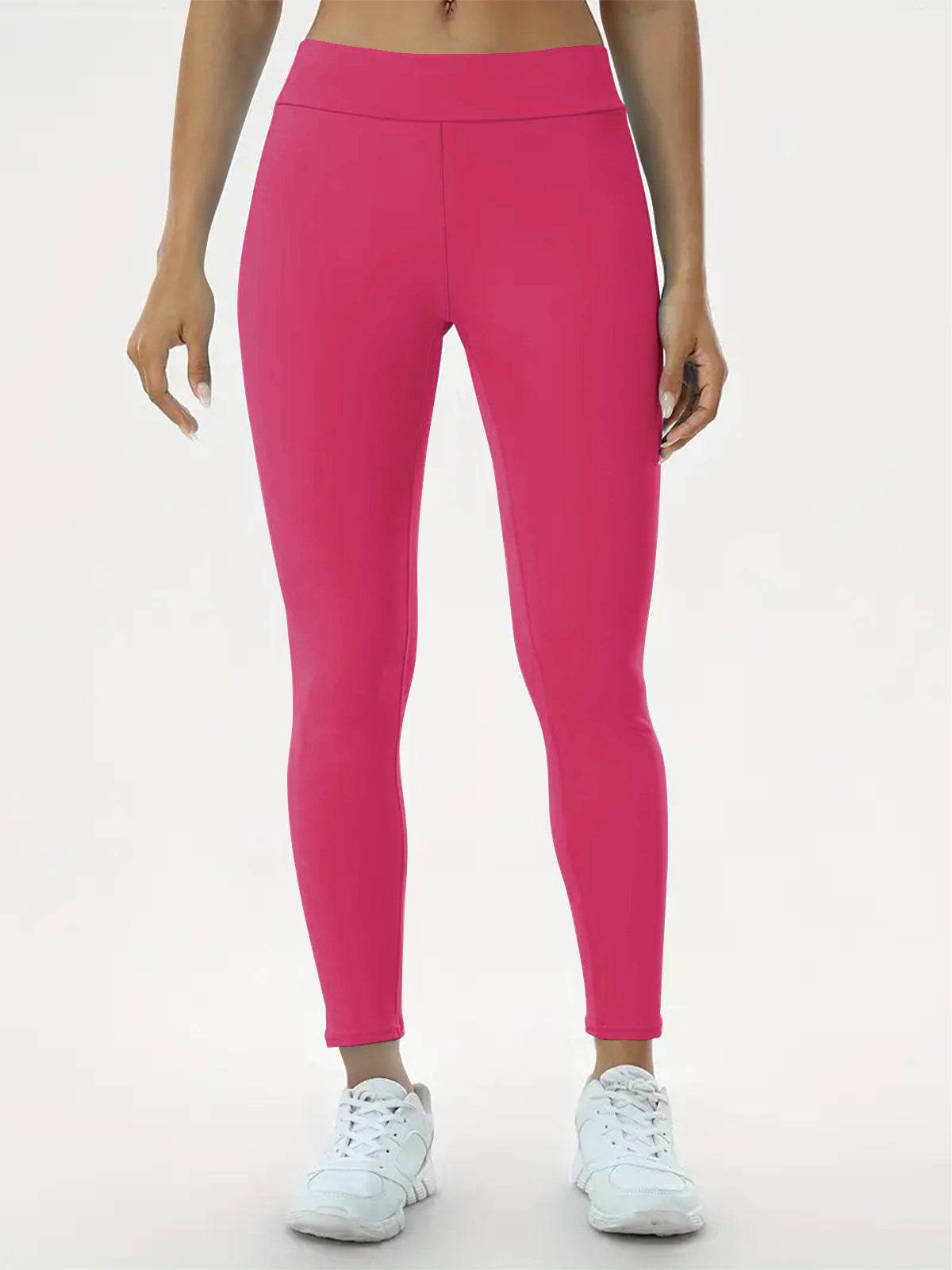 Women's Yoga Pants High Waist Lift High Elastic Tight Fitness Trousers - Velora