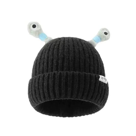 New Cute Luminous Fall Winter Warm Ear Protection Wool Cartoon All-matching Knitted Beanie Hat