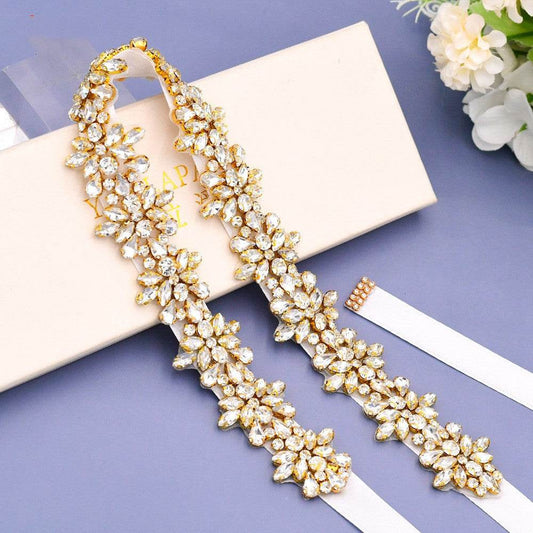 Handmade Luxury Rhinestone Sequin Belt - Velora