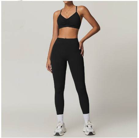 2pcs Yoga Outfit set Sport Fitness Workout Gym wear for women - Velora