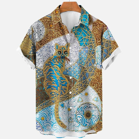 Digital Printed Large Shirt For Men - Velora