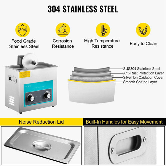 Ultrasonic Vinyl Record Cleaner for Home and Professional Use