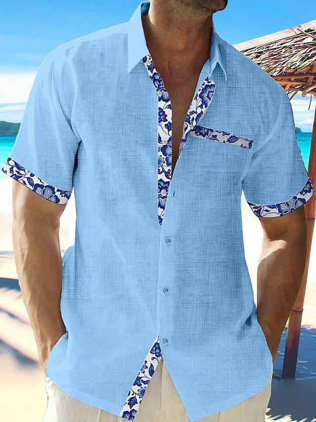 Men's Summer Vacation Seaside Casual Shirts - Velora
