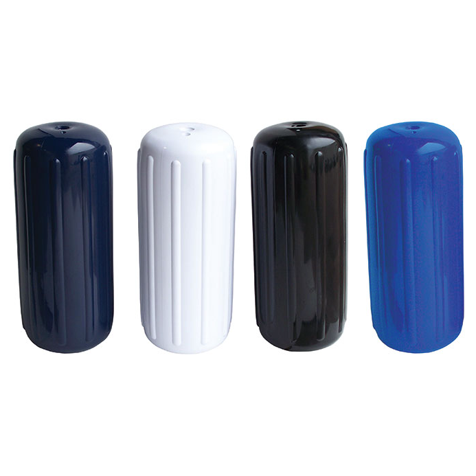 Dock Edge Dolphin Premium 6" x 15" Center Hole Ribbed Fender - Velora