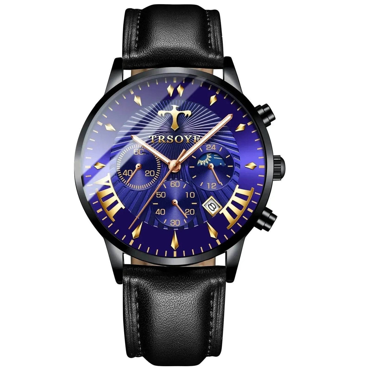 Business Quartz Watch Leisure Calendar Men's Luminous Waterproof Watch - Velora