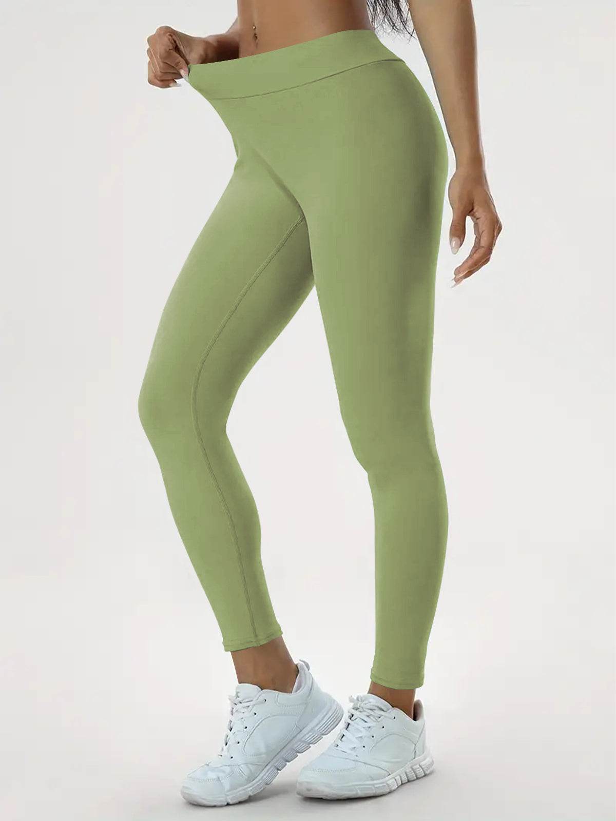 Women's Yoga Pants High Waist Lift High Elastic Tight Fitness Trousers - Velora