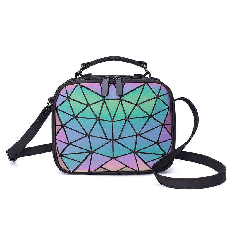 Diagonal luminous diamond bag - Velora