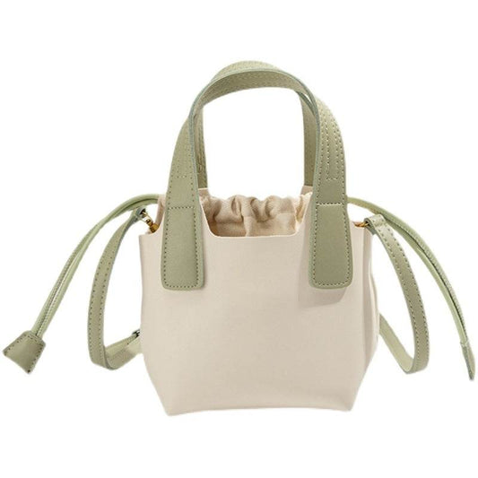 Trendy Luxury Light Luxury Niche Basket Bucket Bag - Velora