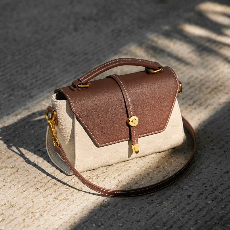 Light Luxury Premium Handbag Genuine Leather Crossbody - Velora