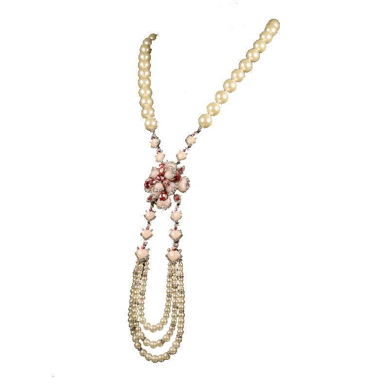 Exquisite Elegant Elegant All-match Flower Necklace Suit - Velora