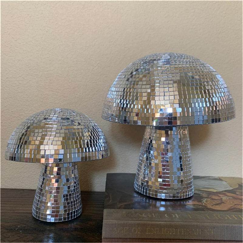 Mirror Glass Brick Mushroom Disco Ball Upholstery - Velora