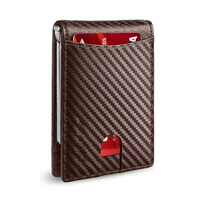 Leather Multifunctional Card Sleeve Microfiber Wear-resistant Rfid Anti-theft Swiping - Velora