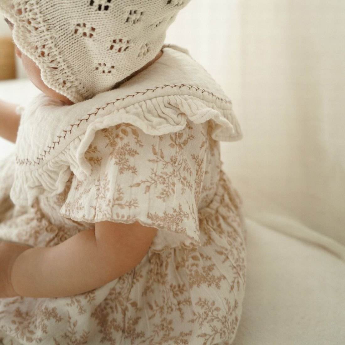 Onesie Baby Crepe Printed Baby Rompers - Velora