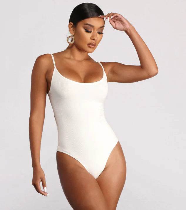Summer Bikini Backless String Large Size Sexy Solid Color Triangle One-piece Swimsuit Womens Clothing - Velora