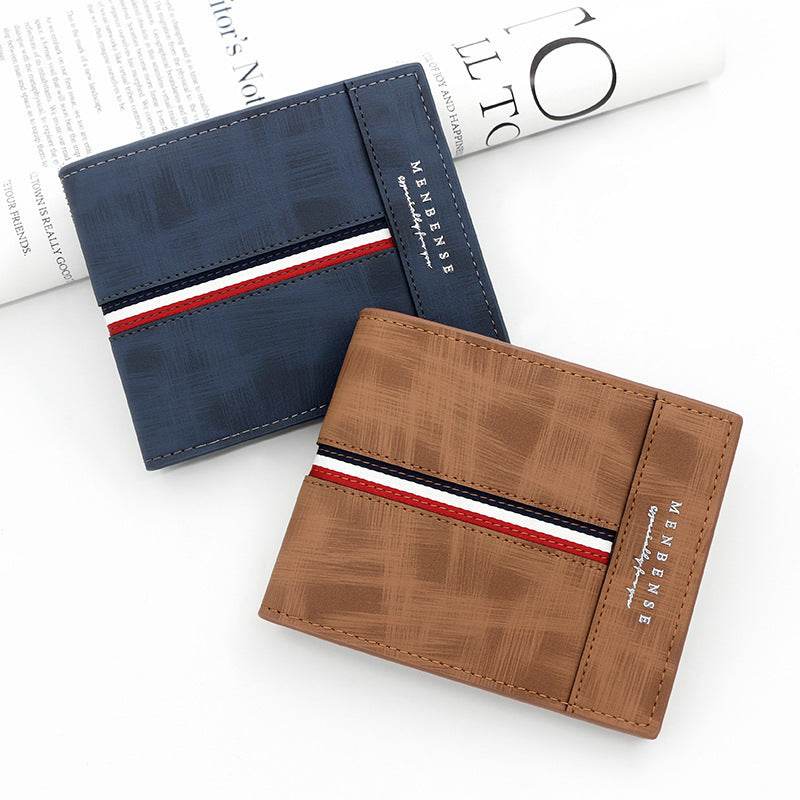 Large Capacity Tri-fold Bag Coin Bag Card Slots ID Card Wallet - Velora