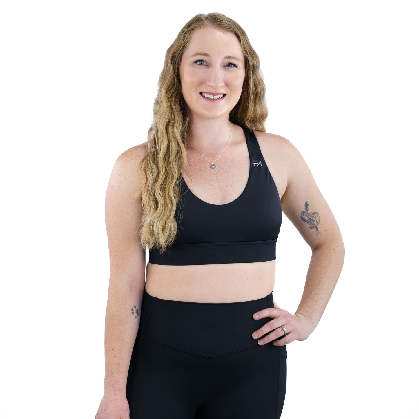 Affinity Sports Bra Black - Velora