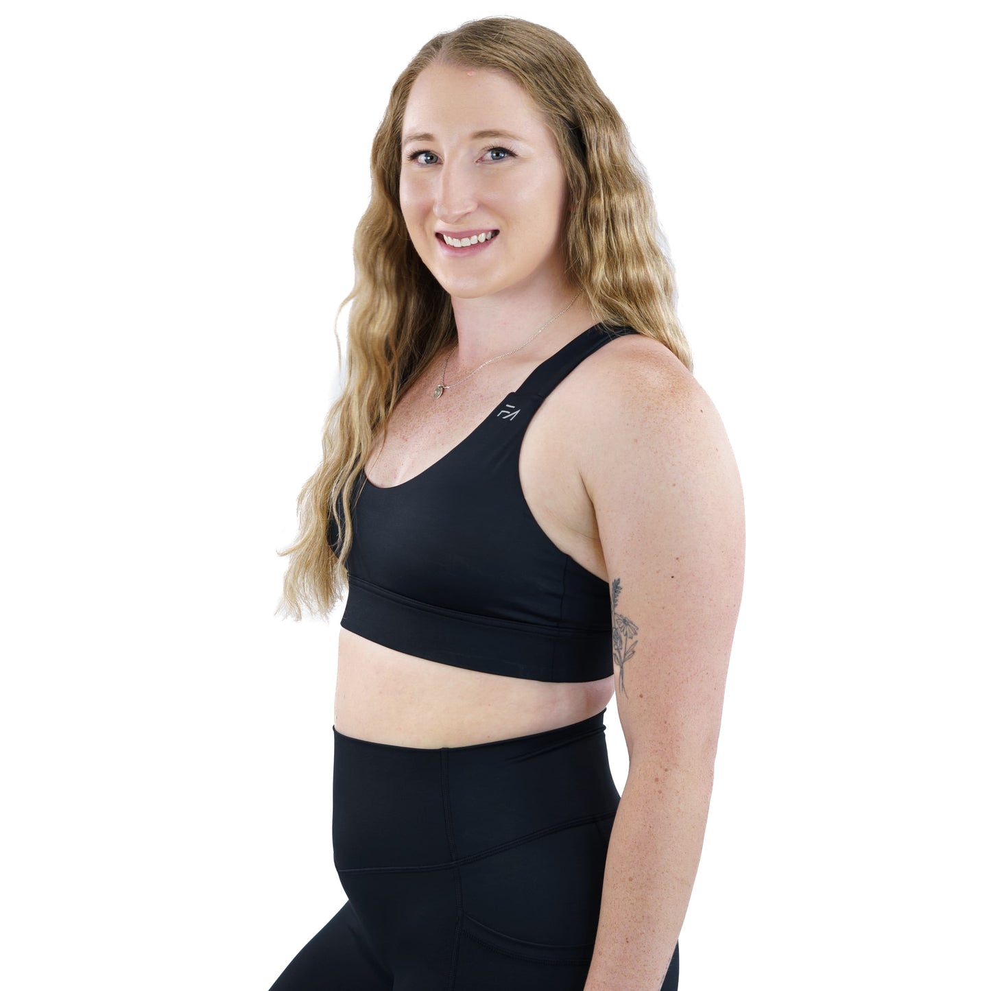 Affinity Sports Bra Black - Velora