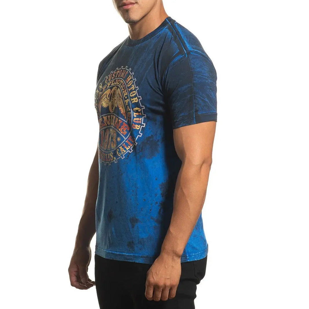 Affliction Men's Genuine Moto Short Sleeve Shirt Boutique of Leathers/Open Road