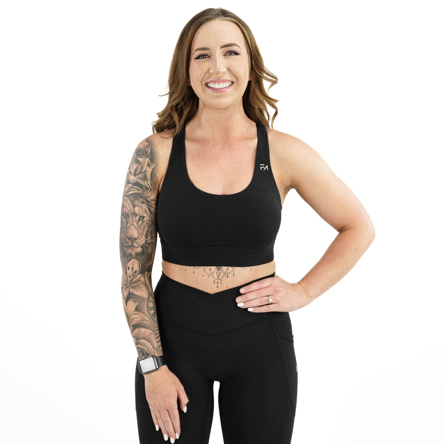 Allure Sports Bra Black - Velora