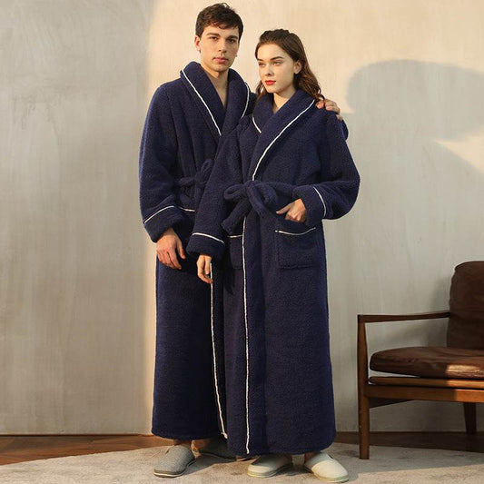 Velvet Nightgown – Super Thick Flannel Sleepwear for Couples