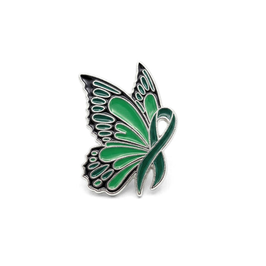 Awareness Ribbon (Green Butterfly) | Collectible Pin