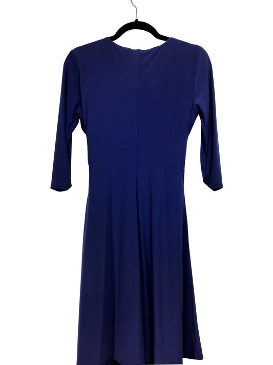 B SLIM Regular fit Wrap Dress in Blue - S - Velora