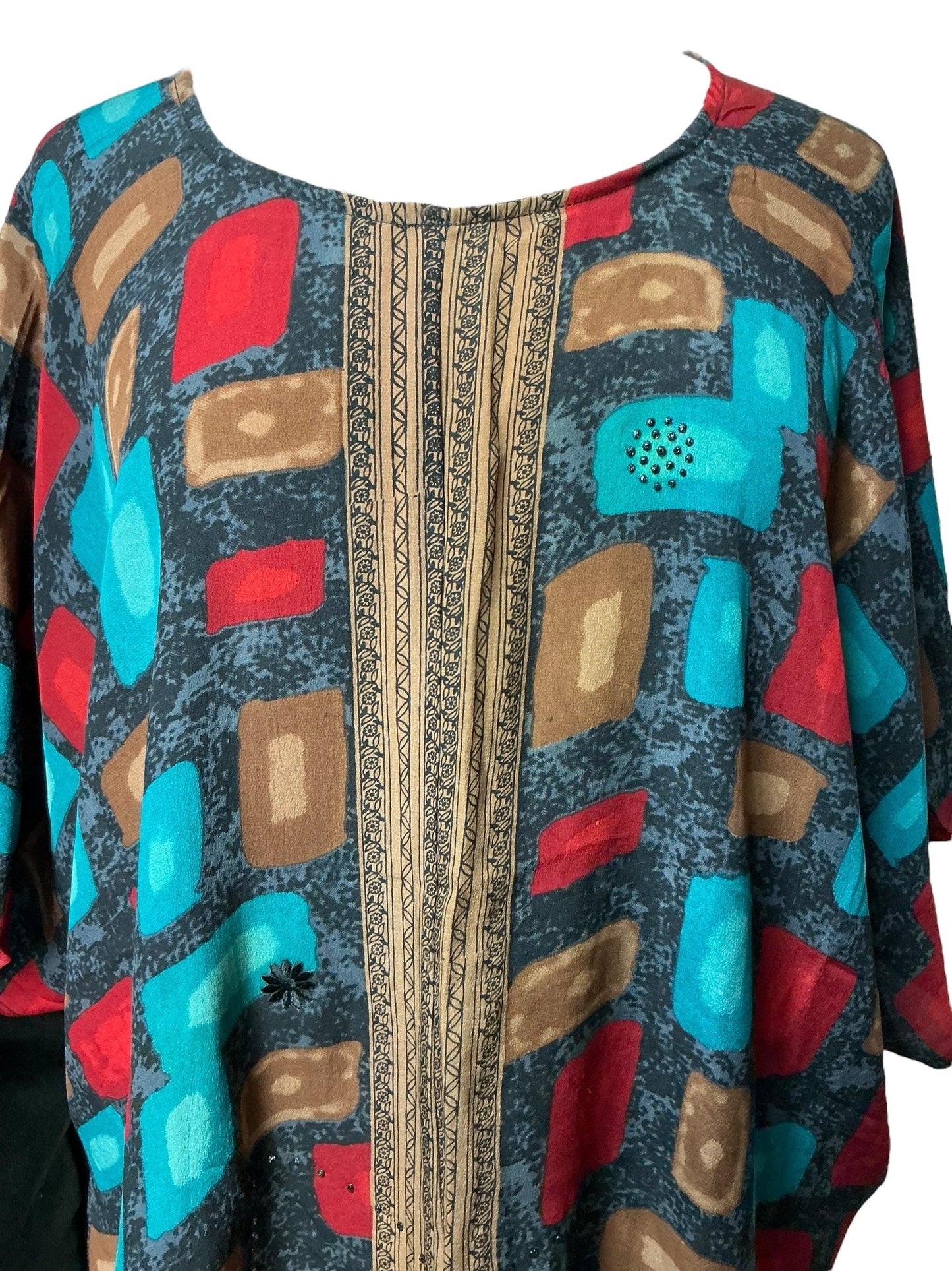 PRC7286 Avatar Pure Silk Waterfall Top - Velora