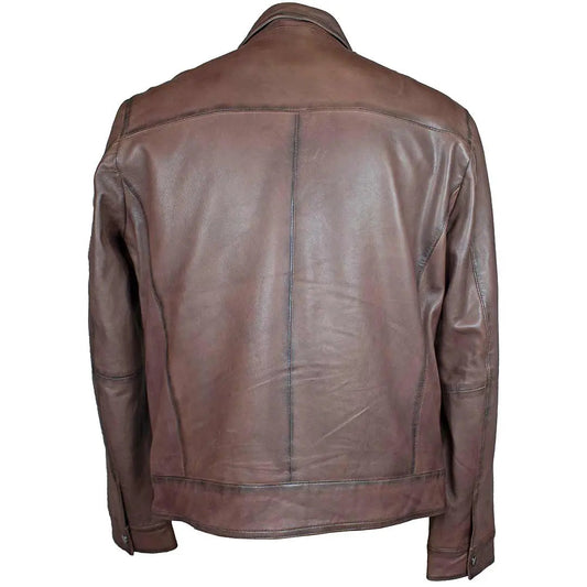 BOL Men's Quantum Classic Zip-up Leather Jacket - Velora Luxury Fashion