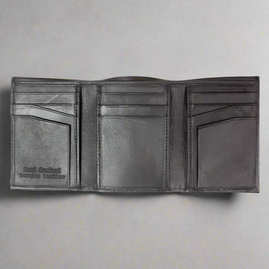 BOL Men's Trifold Leather Wallet - Velora Luxury Fashion