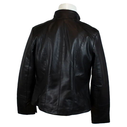 BOL Women's Classic Leather Jacket - Velora Luxury Fashion