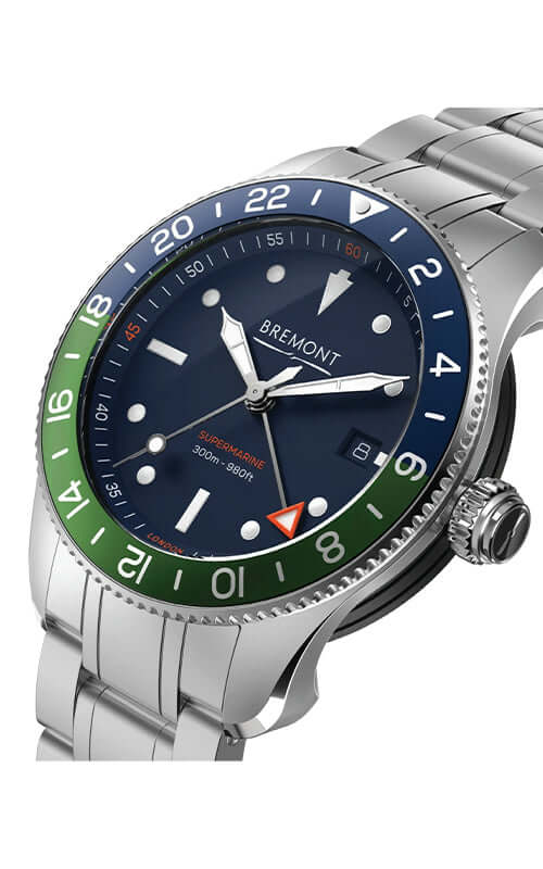 Bremont S302 Blue/Green Watch S302-BLGN-B - Velora