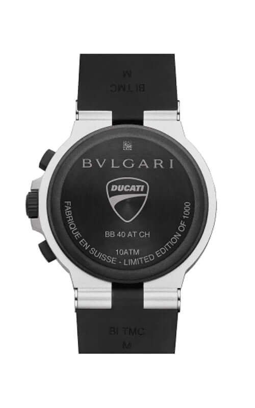 Bulgari βDucati Special Editionβ 40mm Aluminium Watch 103701 - Velora