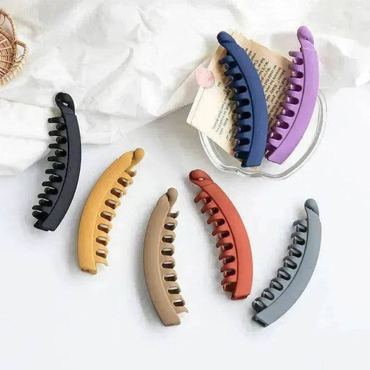 Banana Hair Claw Clips for Women – Matte Strong Hold
