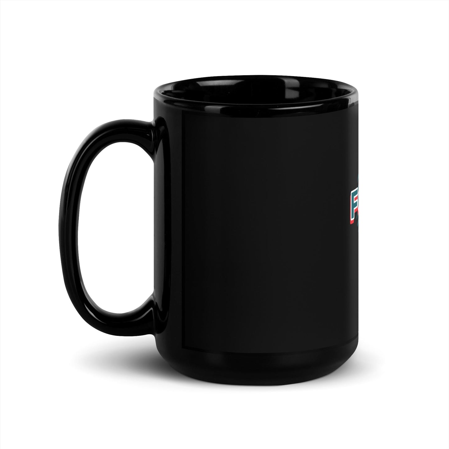 Black Glossy Mug - Velora Luxury Fashion