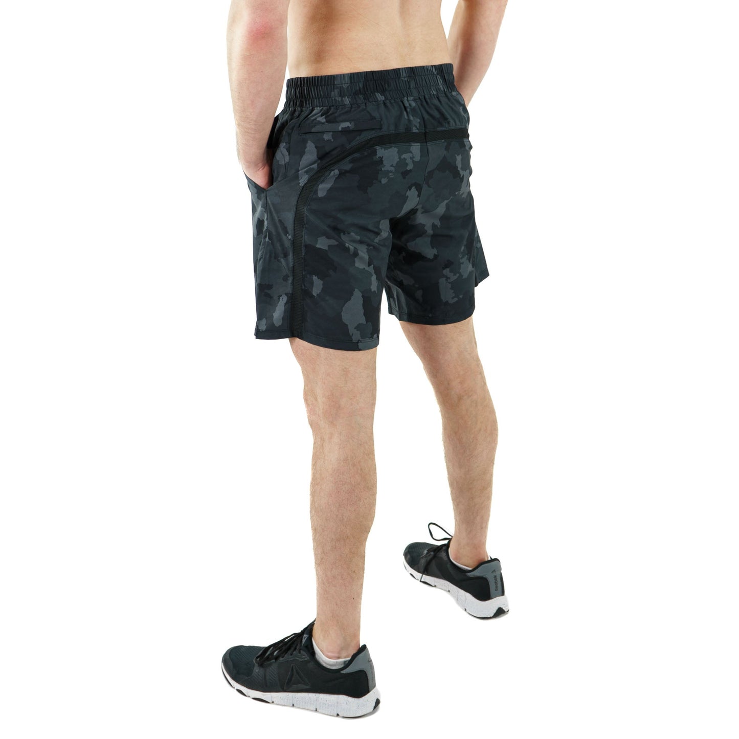 Unlimited Shorts Grey Camo (7.5") - Velora