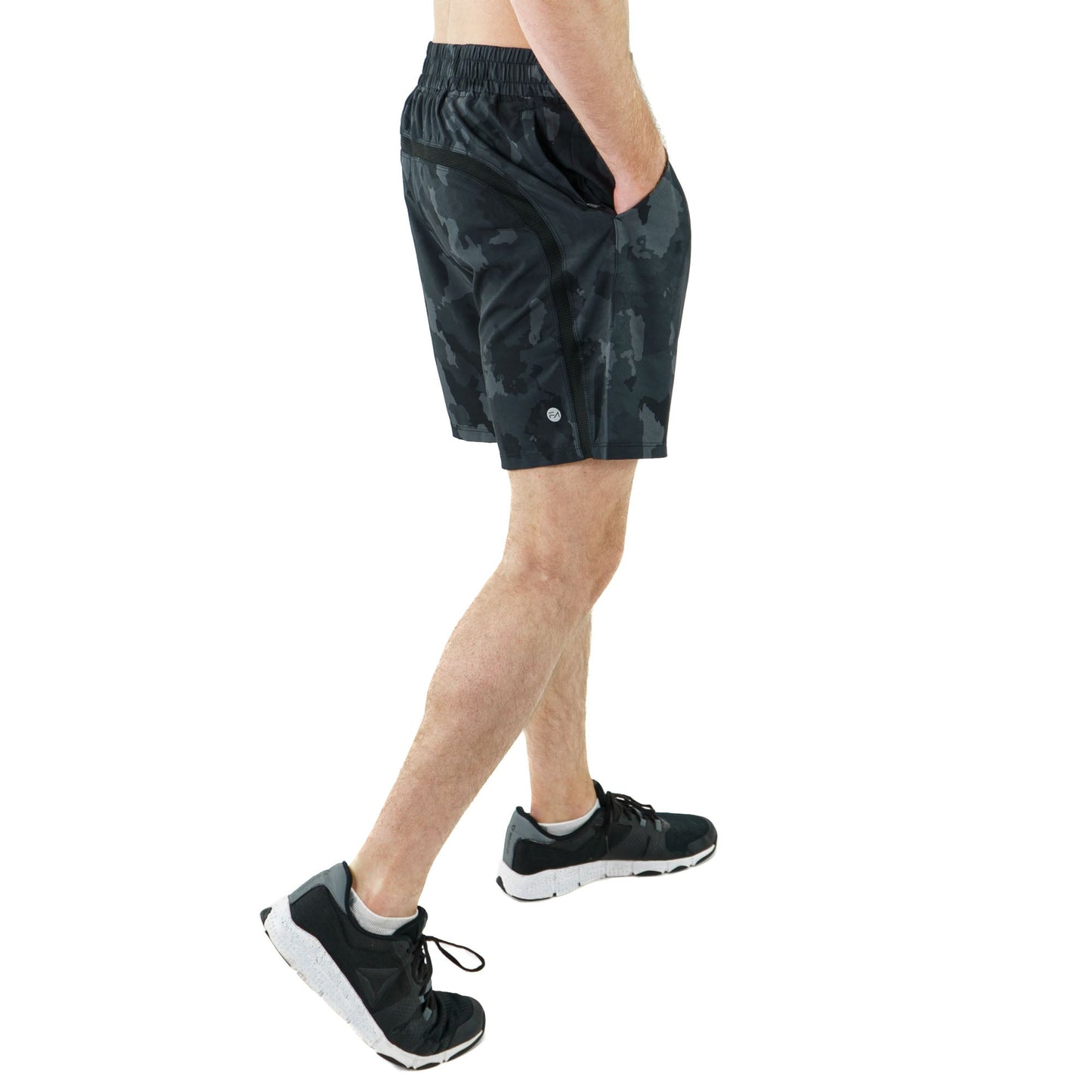 Unlimited Shorts Grey Camo (7.5") - Velora