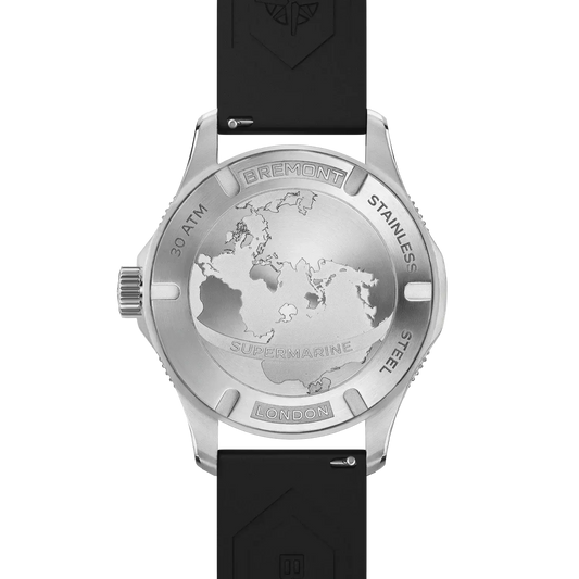 Bremont Supermarine 300M GMT, 'Ember' Red SM40-GMT-SS-RDBK-R-S - Velora