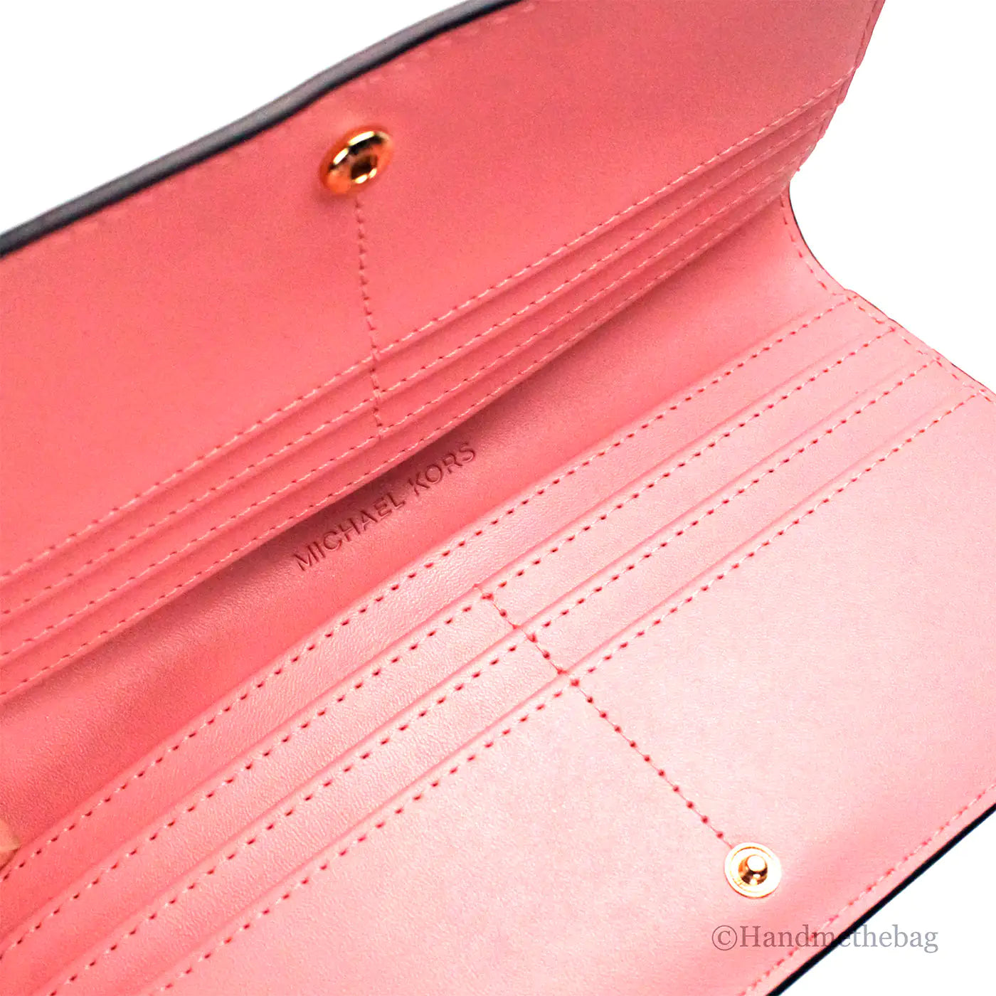 Reed Primrose Leather Snap Wallet by Michael Kors