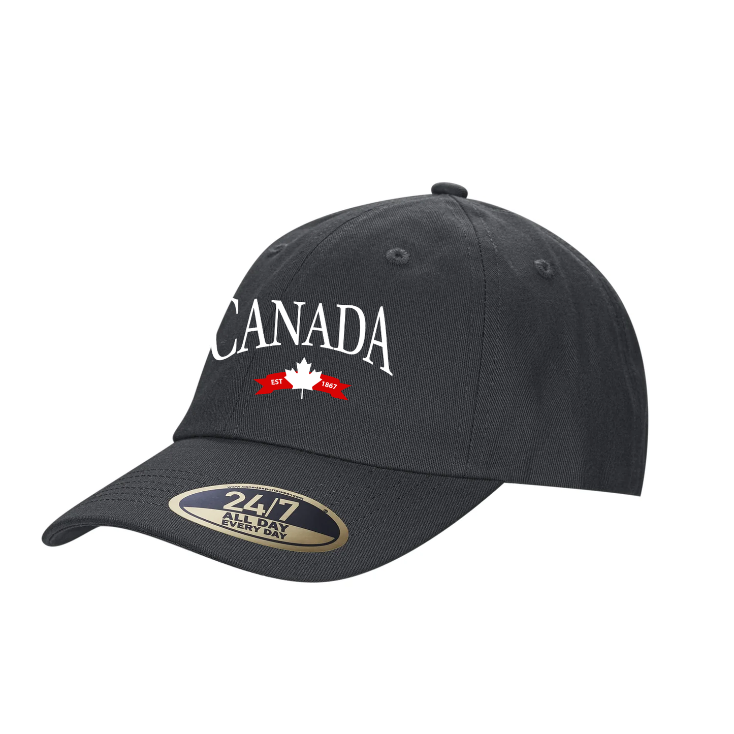 CANADA VARSITY EMBROIDERED DAD CAP - Velora