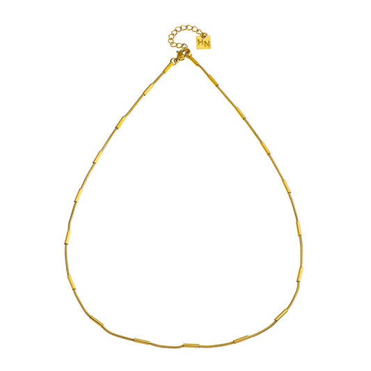 CYRILLIA Tubular Beaded Chain Necklace - Velora Luxury Fashion