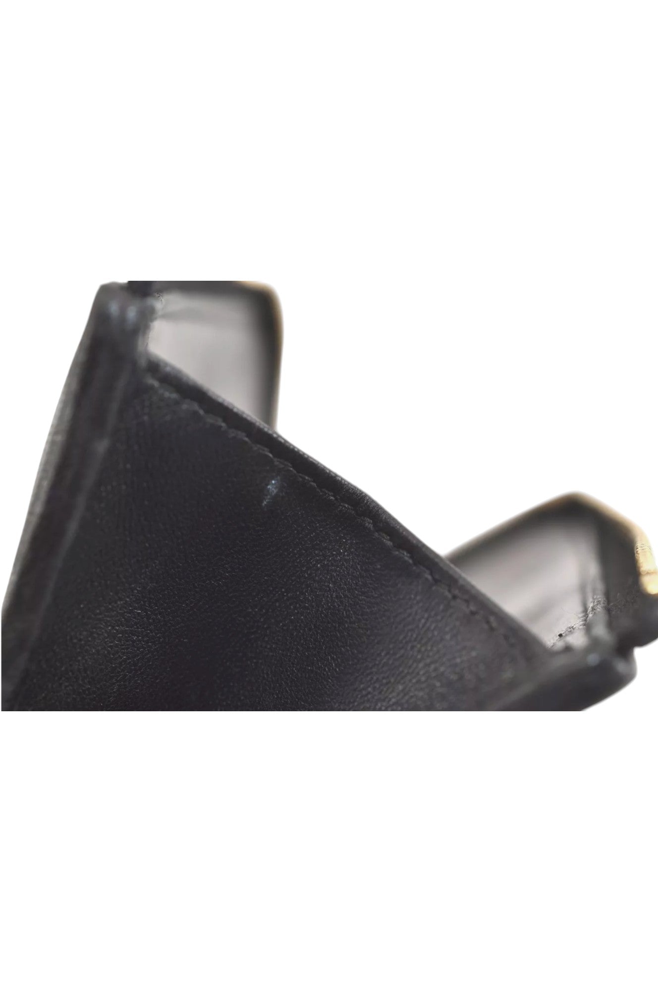 Authentic MIU MIU Vintage Matelasse Leather Coin Case Purse Black 8330L - Velora