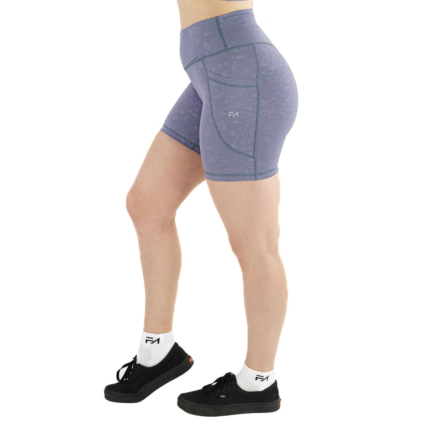 Carbon Shorts Lilac (5") - Velora