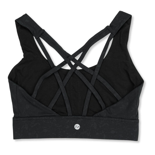 Carbon Sports Bra Onyx (V2) - Velora